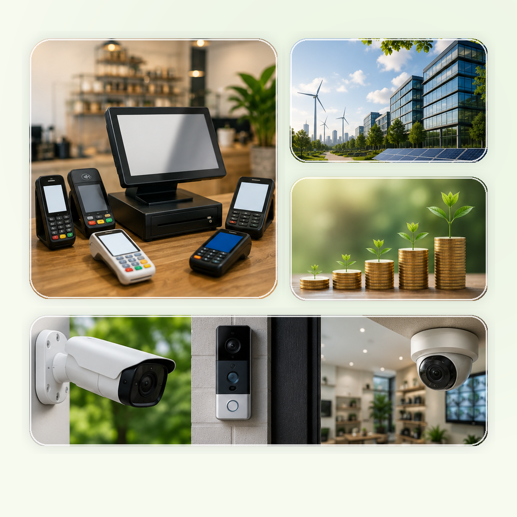 Nepita business services: card machines, energy, funding and security